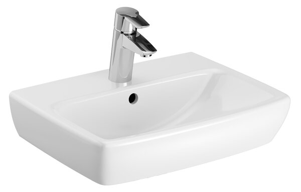 Geberit Selnova Square lavoar 45x35 cm dreptunghiular clasică-de blat alb luciu 500.322.01.7