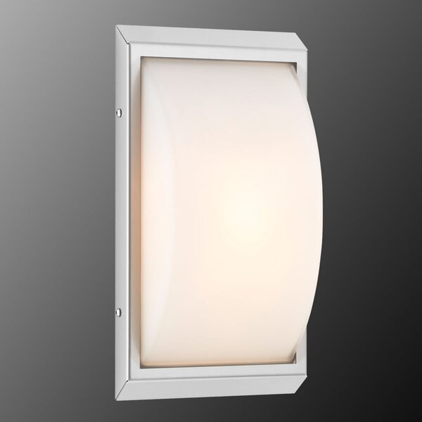 LCD Aplică pentru exterior 052, alb, Metalic, Metal, Modern