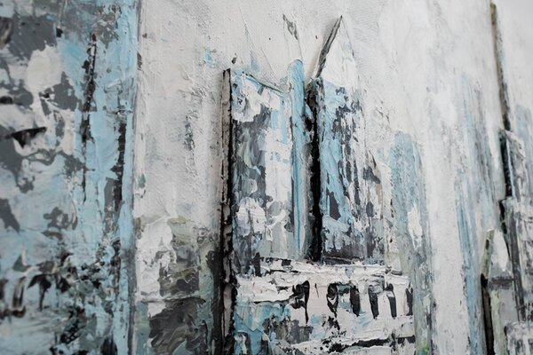 Tablou de perete ORAȘ 1 parte 70x70 cm - 70×70 cm / Clasic 2 cm