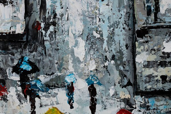 Tablou de perete ORAȘ 1 parte 70x70 cm - 70×70 cm / Clasic 2 cm