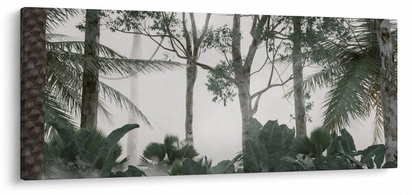 Tablou - Jungla în ceața dimineții (120x50 cm)
