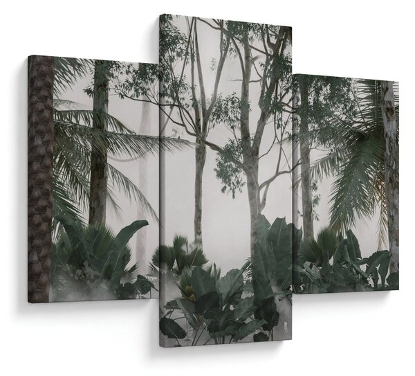 Tablou - Jungla în ceața dimineții (90x60 cm)