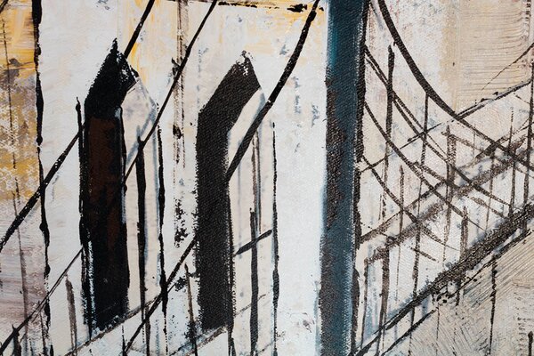 Tablou de perete ORAȘ 1 parte - 80x80 cm - 80×80 cm / Klasický 2 cm