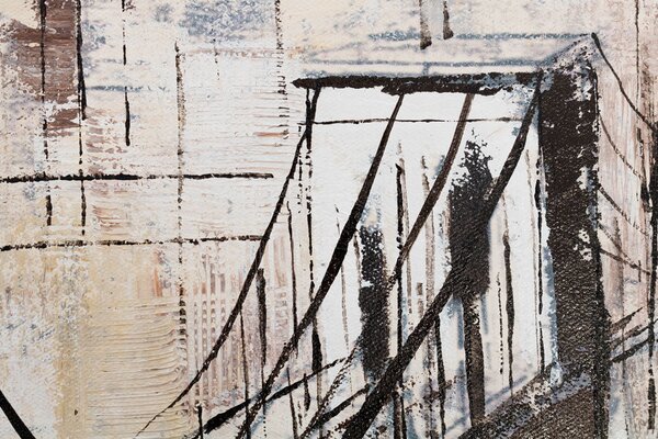 Tablou de perete ORAȘ 1 parte - 80x80 cm - 80×80 cm / Klasický 2 cm