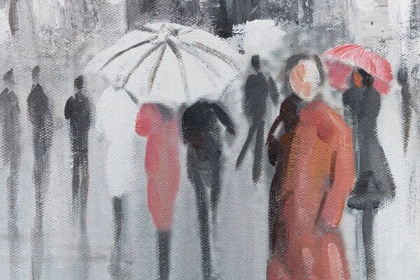 Tablou de perete PEOPLE 1 parte - 120x80 cm - 120×80 cm / Klasický 2 cm