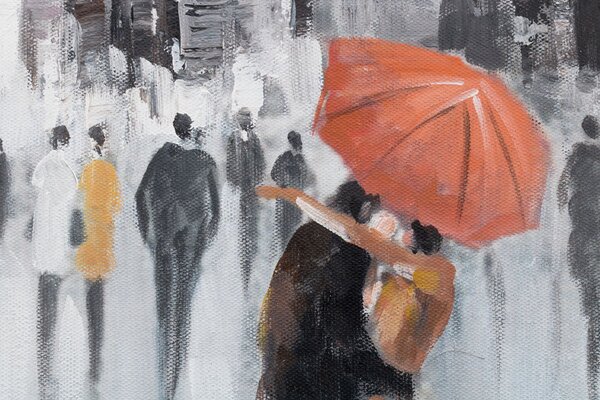 Tablou de perete PEOPLE 1 parte - 120x80 cm - 120×80 cm / Klasický 2 cm