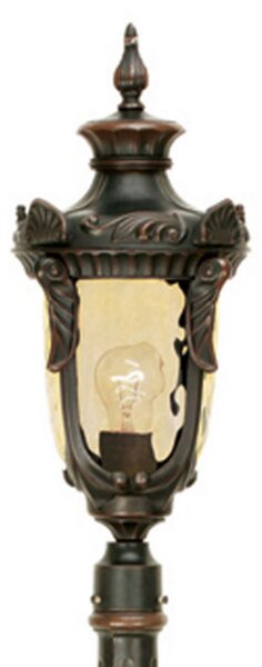 Elstead Lampă de trotuar Philadelphia, design istoric, reglabil, Bej, Sticlă, Casă de țară / Rustic