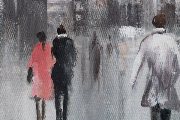 Tablou de perete PEOPLE 1 parte - 120x80 cm - 120×80 cm / Klasický 2 cm
