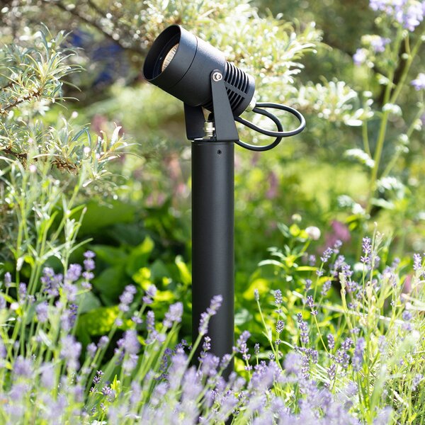 Markslöjd Grădină 24 LED sol spike spotlight Spotlight 6 Watt, reglabil, Negru, Metal, Modern