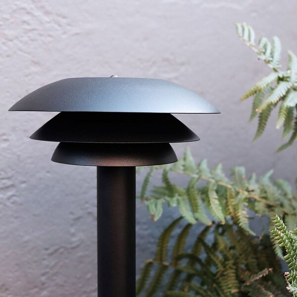 Dyberg Larsen DL20 Borna de exterior neagră Ø 20cm, reglabil, Negru, Metal, Scandinavă