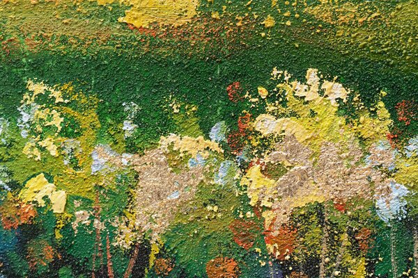 Tablou pictat manual LUKE 1 parte 100x50 cm - 100×50 cm / Klasický 2 cm