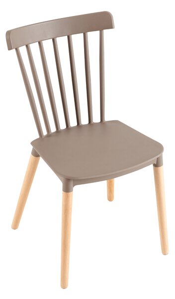 KONDELA Scaun dining, gri / fag, ZOSIMA