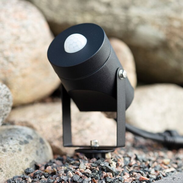 Markslöjd Grădină 24 detector de mișcare cu vârf la sol, Negru, Metal