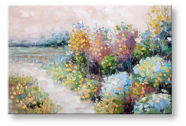 Tablou pictat manual LUKE 1 parte 90x60 cm - 90×60 cm / Klasický 2 cm