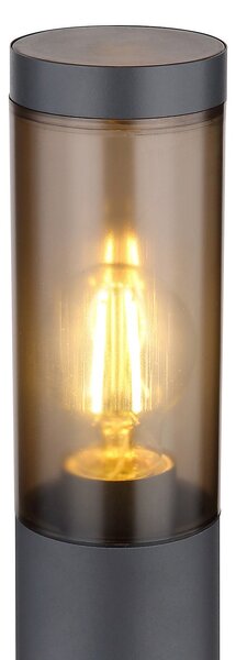 Globo Lampă de trotuar Boston înălțime 80 cm, reglabil, Negru, Metal, Modern