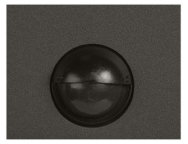 SLV Grafit lampă de perete pentru exterior, unghiulară, cu senzor, reglabil, Negru, Metal, Modern, Priză de perete top