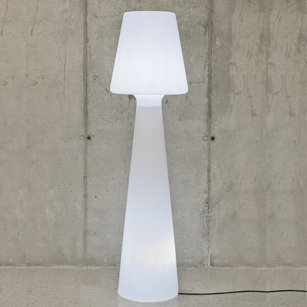 Newgarden Lola lampă LED picior, cablu, h=200 cm, Alb, Plastic
