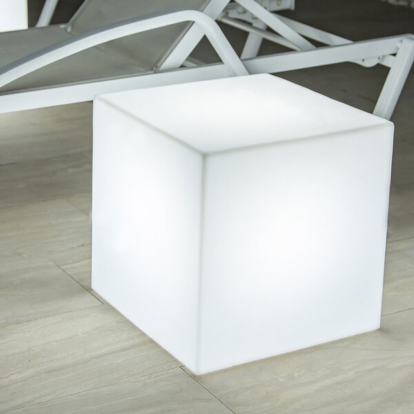 Newgarden Cuby LED cu lumină decorativă cablu, 40x40cm, Alb, Plastic