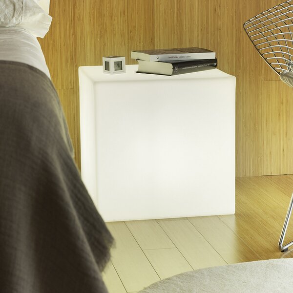 Newgarden Cuby LED cu lumină decorativă cablu, 40x40cm, Alb, Plastic