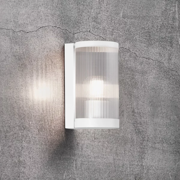 Nordlux Aplică pentru exterior Coupar, alb, reglabil, Alb, Metal