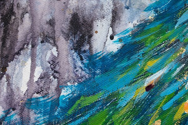 Tablou de perete RIVER 1 parte 60x90 cm - 60×90 cm / Clasic 2 cm