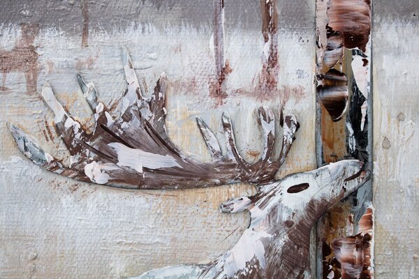 Tablou pictat manual WALKING THROUGH THE WOODS 1 parte 90x60 cm - 90×60 cm / Clasic 2 cm