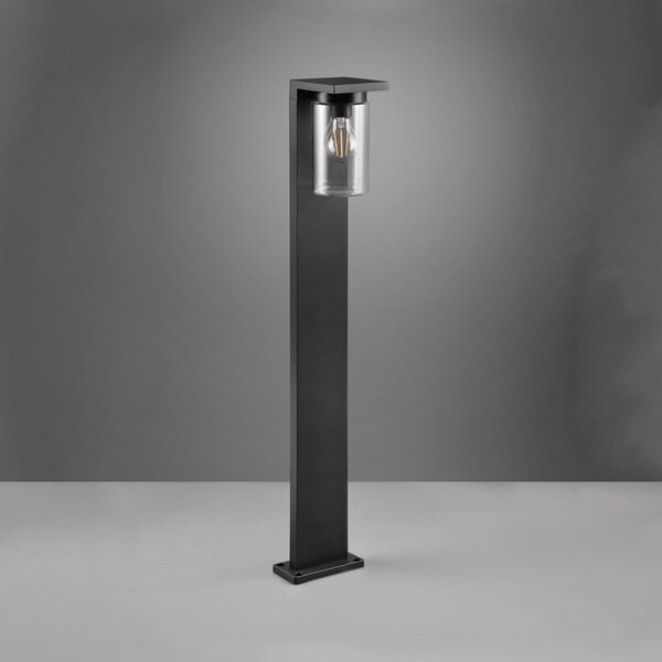 Trio Lighting Lumină de drum Ardila cu senzor crepuscular, 100 cm, reglabil, Negru, Metal, Modern