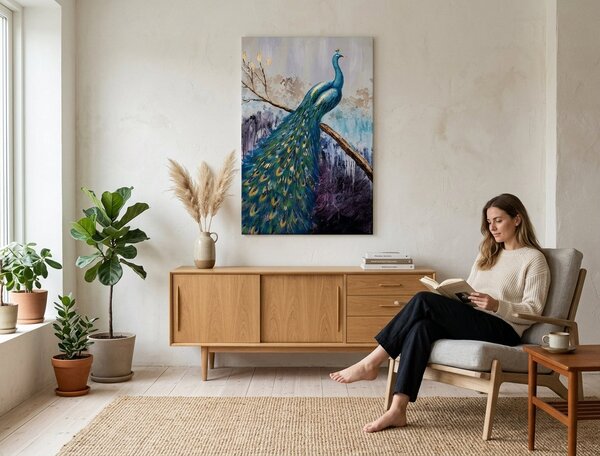 Tablou de perete RIVER 1 parte 60x90 cm - 60×90 cm / Clasic 2 cm