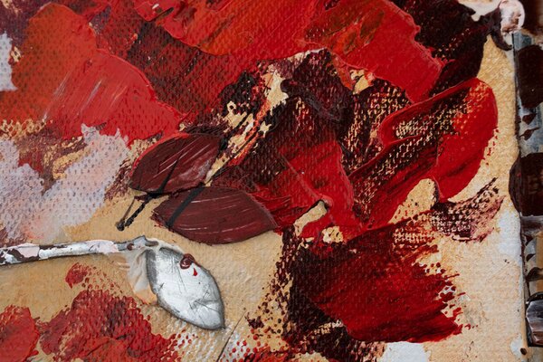Tablou pictat manual WALKING THROUGH THE WOODS 1 parte 90x60 cm - 90×60 cm / Clasic 2 cm