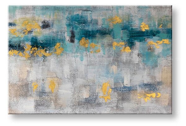 Tablou pictat manual ABSTRACT 1 parte 120x80 cm - 120×80 cm / Clasic 2 cm