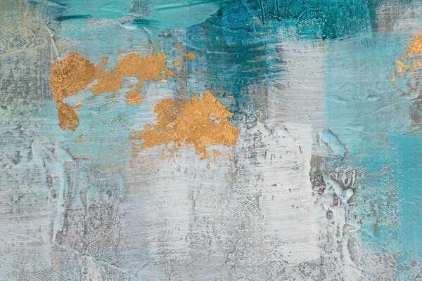Tablou pictat manual ABSTRACT 1 parte 120x80 cm - 120×80 cm / Clasic 2 cm