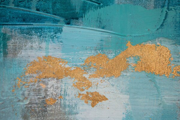 Tablou pictat manual ABSTRACT 1 parte 120x80 cm - 120×80 cm / Clasic 2 cm