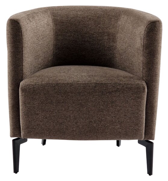 KONDELA Fotoliu de design, maro / negru, KAPY