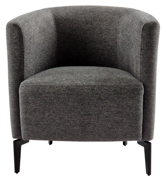 KONDELA Fotoliu de design, gri / negru, KAPY