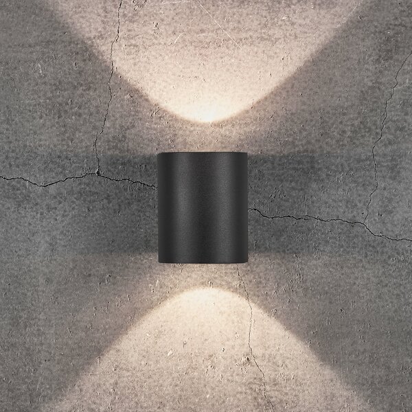 Nordlux Lampă LED pentru exterior Canto 2 Seaside, negru, aluminiu, 10 cm, Negru, Metal, Modern