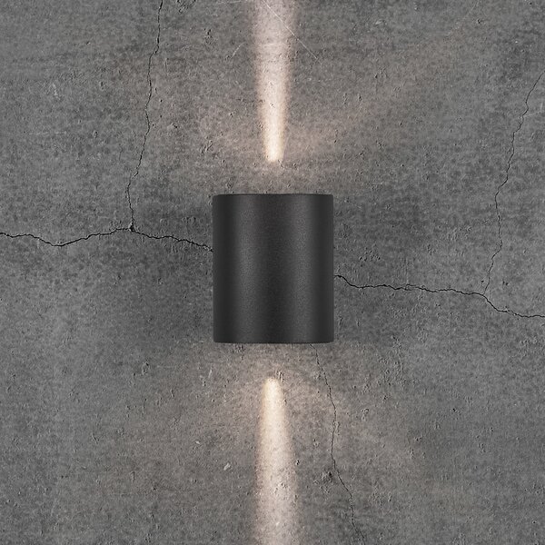 Nordlux Lampă LED pentru exterior Canto 2 Seaside, negru, aluminiu, 10 cm, Negru, Metal, Modern