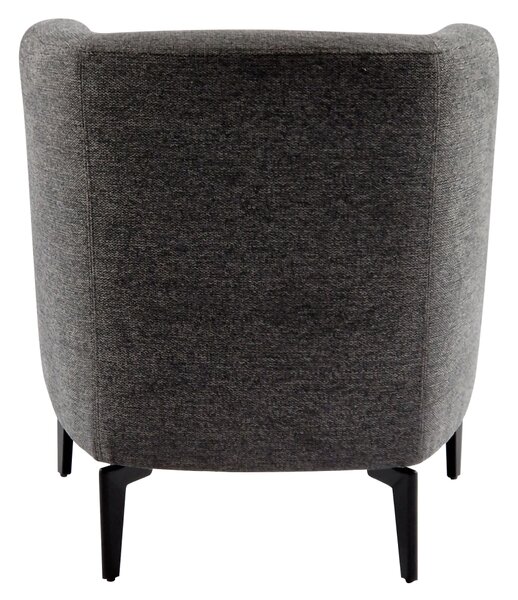 KONDELA Fotoliu de design, gri / negru, KAPY