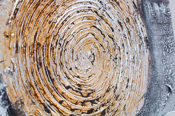 Tablou pictat manual ABSTRACT 1 parte - 50x50 cm - 50×50 cm / Klasický 2 cm