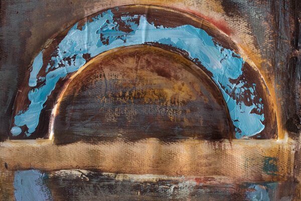 Tablou pictat manual ABSTRACT 1 parte - 70x70 cm - 70×70 cm / Klasický 2 cm