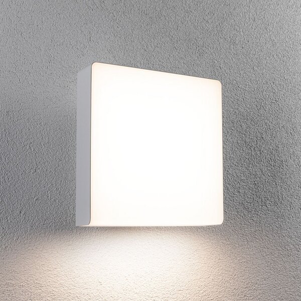 Paulmann LED-aparat de iluminat exterior Azalena, senzor, alb, Alb, Aluminiu