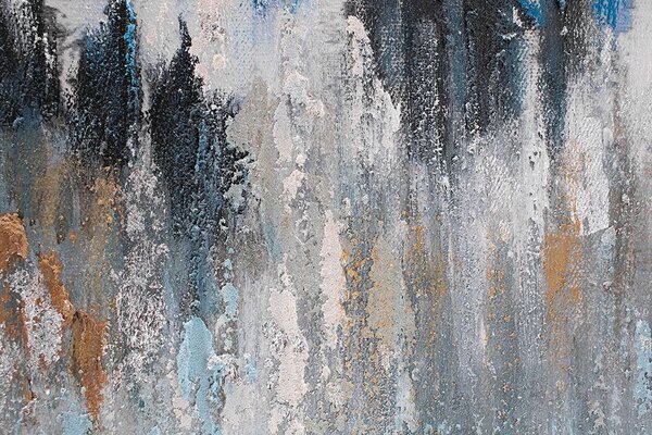 Tablou pictat manual ABSTRACT 1 parte 90x60 cm - 90×60 cm / Klasický 2 cm