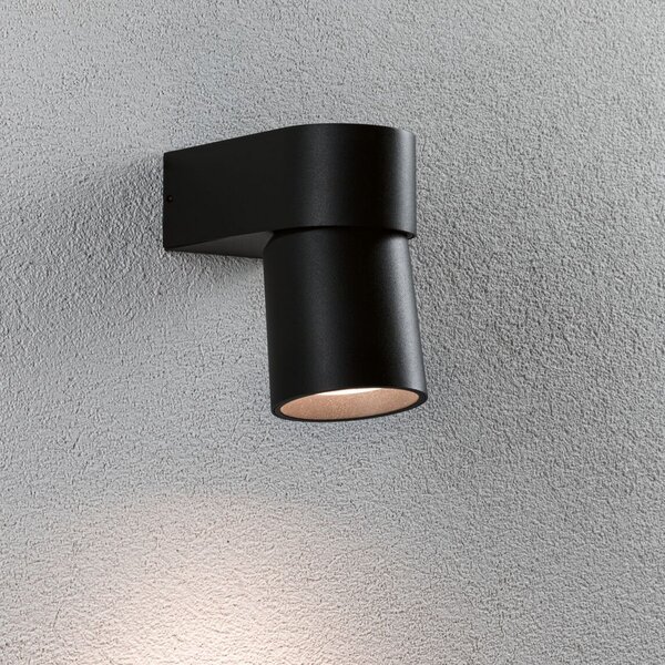 Paulmann LED pentru exterior Kimu, antracit, 3.000 K, Negru, Aluminiu, Modern