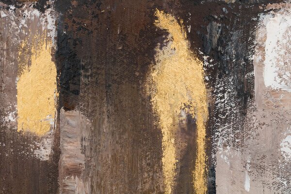 Tablou pictat manual ABSTRACT 1 parte - 70x70 cm