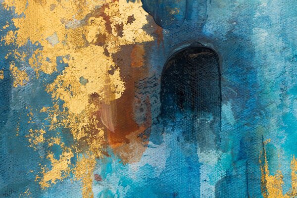 Tablou pictat manual ABSTRACT 1 parte - 120x80 cm - 120×80 cm / Klasický 2 cm