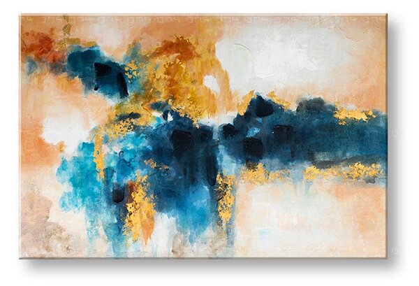 Tablou pictat manual ABSTRACT 1 parte - 120x80 cm - 120×80 cm / Klasický 2 cm