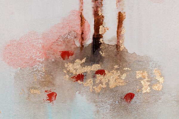 Tablou pictat manual ABSTRACT 1 parte - 70x70 cm - 70×70 cm / Klasický 2 cm