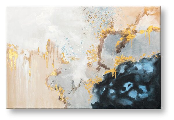 Tablou pictat manual ABSTRACT 1 parte - 90x60 cm - 90×60 cm / Klasický 2 cm