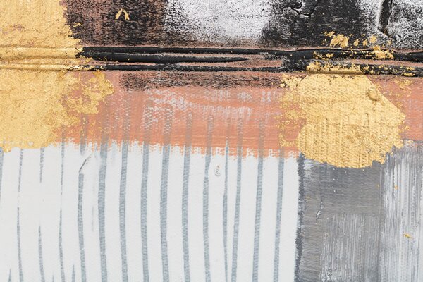 Tablou pictat manual ABSTRACT 1 parte - 60x60 cm - 60×60 cm / Klasický 2 cm