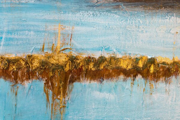 Tablou pictat manual ABSTRACT 1 parte - 80x120 cm - 80×120 cm / Klasický 2 cm
