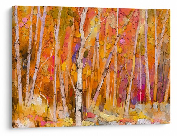 Tablou - Pădurea toamna (70x50 cm)